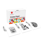 Phomemo - Pack x 3 Rouleaux étiquette continue 50mm x 3.5m - Noir sur Blanc