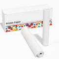 Phomemo - Pack x2 Rouleaux papier Thermique (210mm x 6.5m) - Blanc - Papier