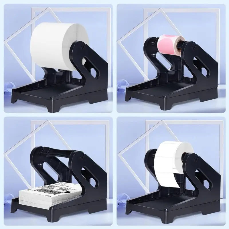 Phomemo - Porte-étiquette pour rouleau et paravent - Black - Papier Thermique