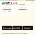 Imprimantes compatibles avec Pitney Bowes 767-8 Encreur Noir compatible équivalent à 767-8BI, 766-8