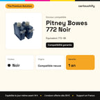 Pitney Bowes 772 Encreur Noir compatible équivalent à 772-1BI : caractéristiques