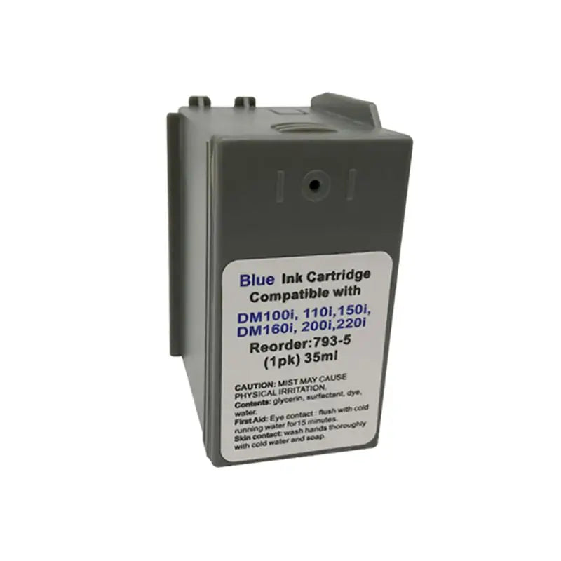 Pitney Bowes 793-5BI, Encre machine à affranchir Noir compatible - Encreur The Premium Solution