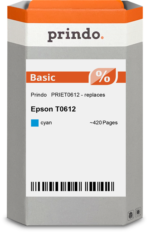 Epson T0612 Cartouche Cyan compatible · Prindo Basic