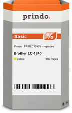 Brother LC1240Y Cartouche Jaune compatible · Prindo Basic