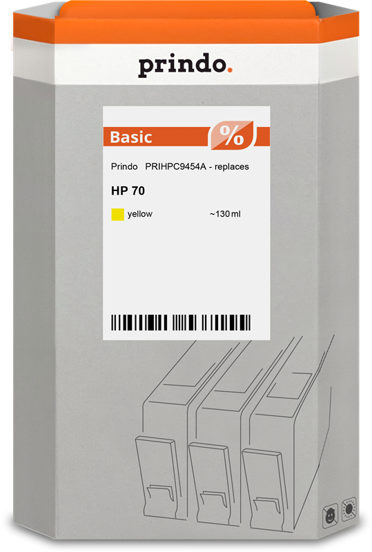 HP C9454A Cartouche Jaune compatible · Prindo Basic