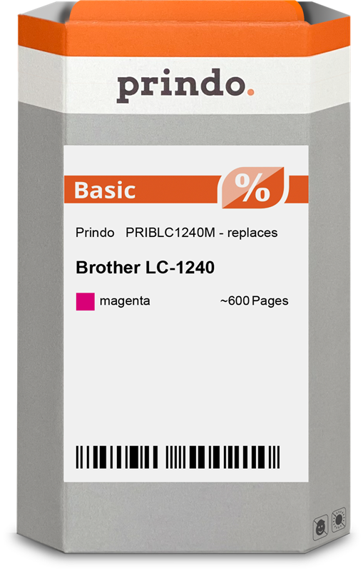 Brother LC1240M Cartouche Magenta compatible · Prindo Basic