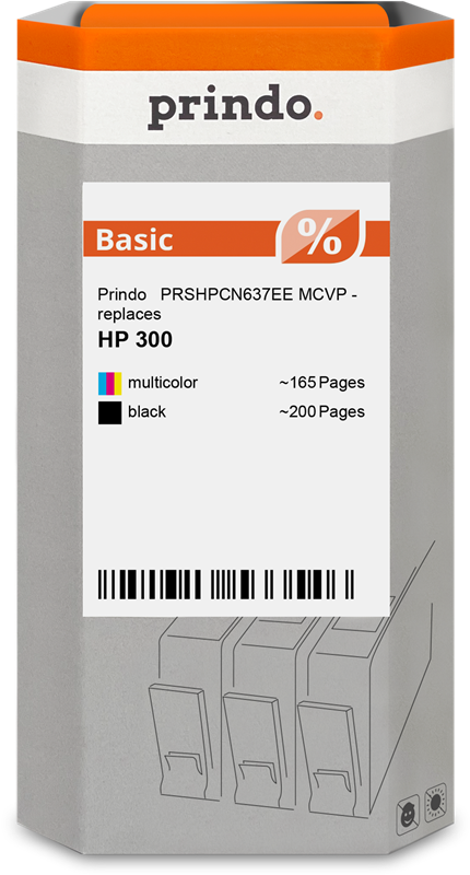 HP 300 Cartouche Pack 4 Couleurs compatible · Prindo Basic
