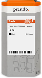 HP C6656AE Cartouche Noir compatible · Prindo Basic