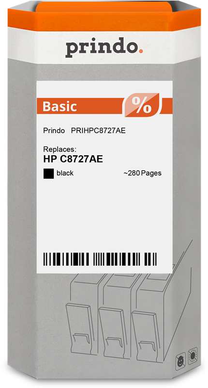HP C8727AE Cartouche Noir compatible · Prindo Basic