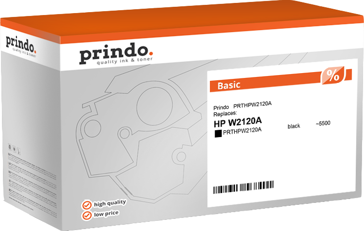 HP 212A Toner Noir compatible équivalent à W2120A · Prindo Basic