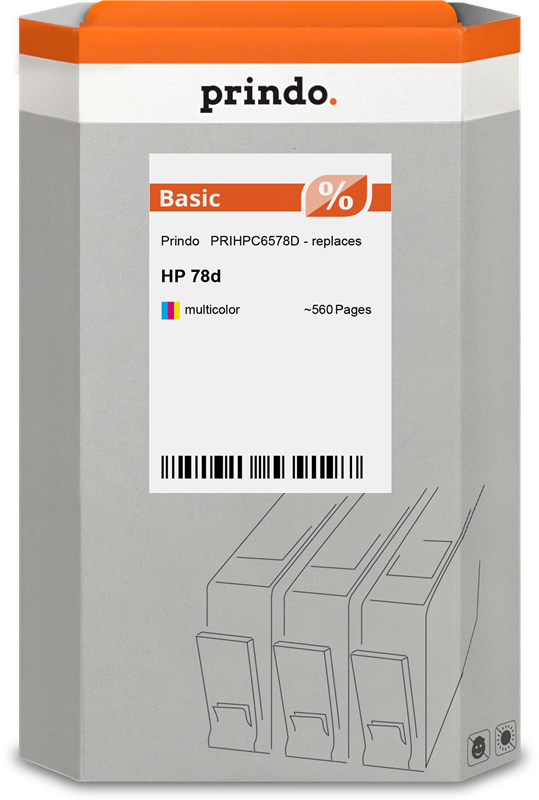 HP C6578D Cartouche Tricolore compatible · Prindo Basic
