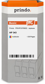 HP 343 Cartouche Tricolore compatible équivalent à C8766EE · Prindo Basic
