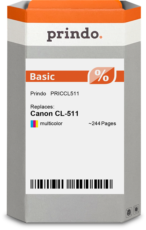 Canon CL-511 Cartouche Tricolore compatible équivalent à 2972B001 · Prindo Basic