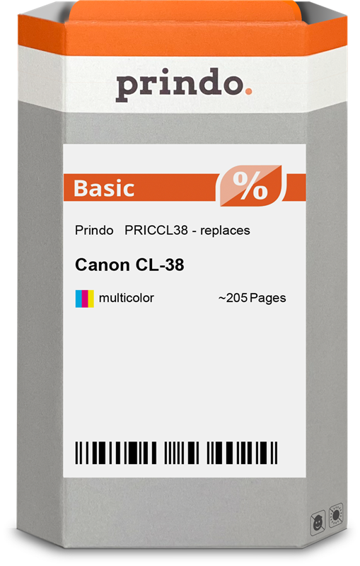 Canon CL-38 Cartouche Tricolore compatible équivalent à 2146B001 · Prindo Basic