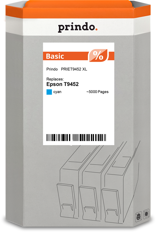 Epson T9452 Cartouche Cyan compatible équivalent à C13T945240 · Prindo Basic