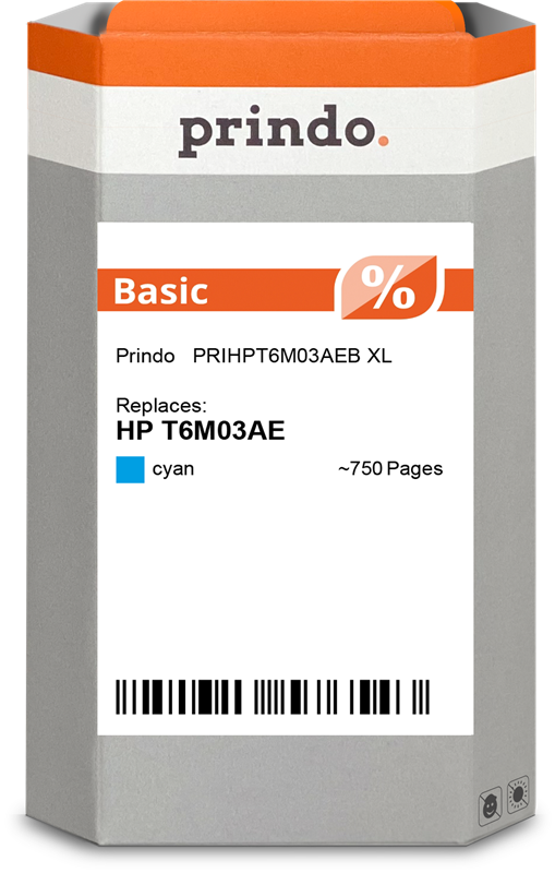 HP 903 XL Cartouche Cyan compatible équivalent à T6M03AE · Prindo Basic