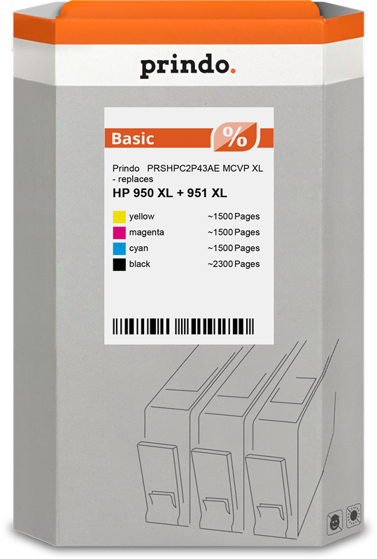 HP CN045AE Cartouche Pack 4 Couleurs compatible · Prindo Basic