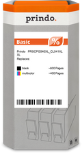 Canon PG-540XL Cartouche Pack 4 Couleurs compatible · Prindo Basic