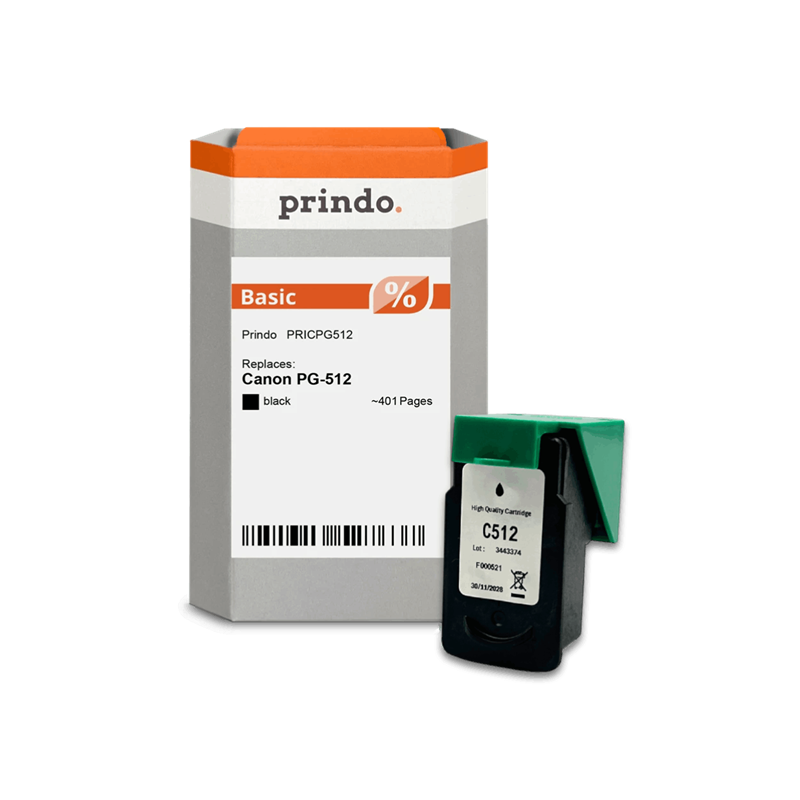 Canon PG-512 Cartouche Noir compatible équivalent à 2969B001 · Prindo Basic