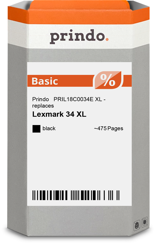 Lexmark 18C0034E Cartouche Noir compatible · Prindo Basic