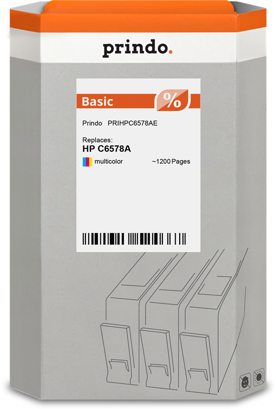 HP C6578AE Cartouche Tricolore compatible · Prindo Basic