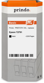 Epson 27 XXL Cartouche Noir compatible équivalent à C13T27914012 · Prindo Basic