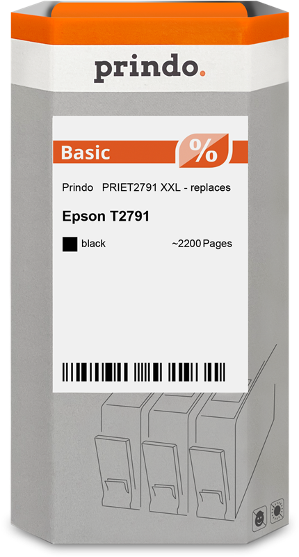 Epson 27 XXL Cartouche Noir compatible équivalent à C13T27914012 · Prindo Basic