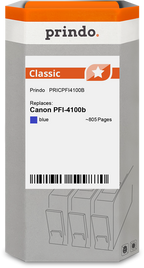 Canon PFI-4100b Cartouche Bleu compatible équivalent à 6786C001 · Prindo Classic
