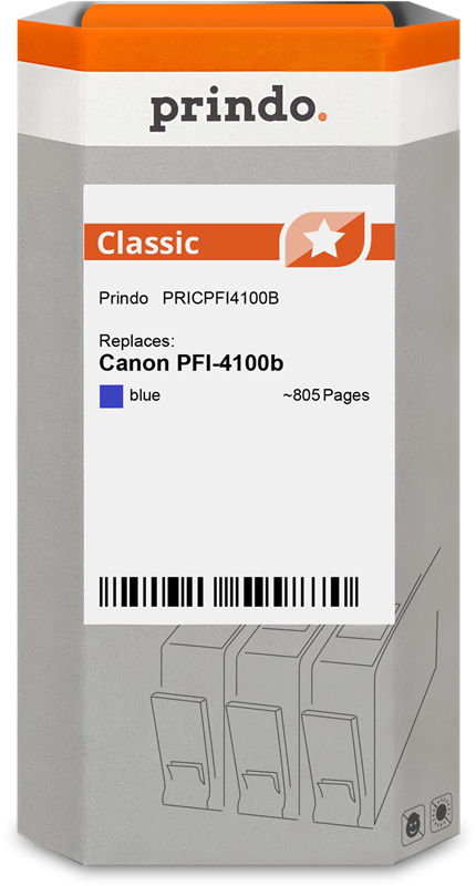 Canon PFI-4100b Cartouche Bleu compatible équivalent à 6786C001 · Prindo Classic