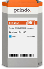 Brother LC1100C Cartouche Cyan compatible · Prindo Classic