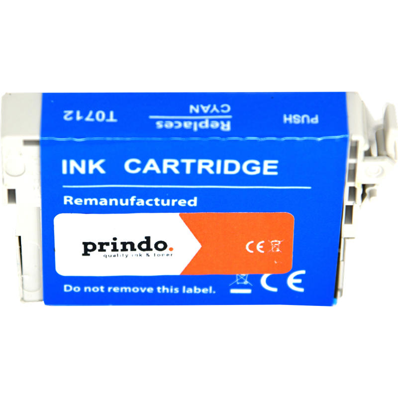 Epson T0712 Cartouche Cyan compatible équivalent à C13T07124012 · Prindo Classic
