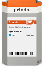Epson T0712 Cartouche Cyan compatible équivalent à C13T07124012 · Prindo Classic