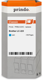 Brother LC223C Cartouche Cyan compatible · Prindo Classic