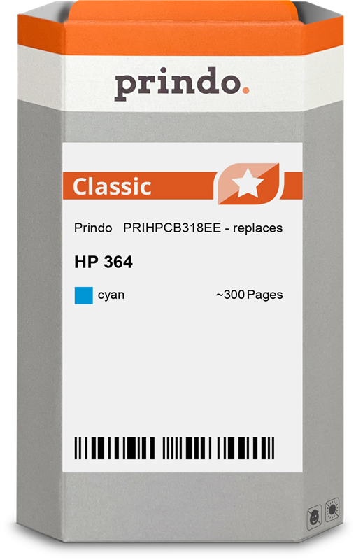HP 364 Cartouche Cyan compatible équivalent à CB318EE · Prindo Classic