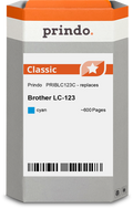 Brother LC123C Cartouche Cyan compatible · Prindo Classic