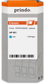 HP 951 Cartouche Cyan compatible équivalent à CN050AE · Prindo Classic