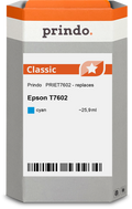 Epson T7602 Cartouche Cyan compatible équivalent à C13T76024010 · Prindo Classic