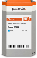 Epson T7602 Cartouche Cyan compatible équivalent à C13T76024010 · Prindo Classic