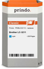 Brother LC3211C Cartouche Cyan compatible · Prindo Classic