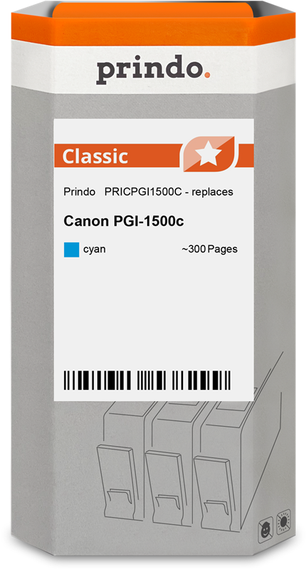 Canon PGI-1500c Cartouche Cyan compatible équivalent à 9229B001 · Prindo Classic