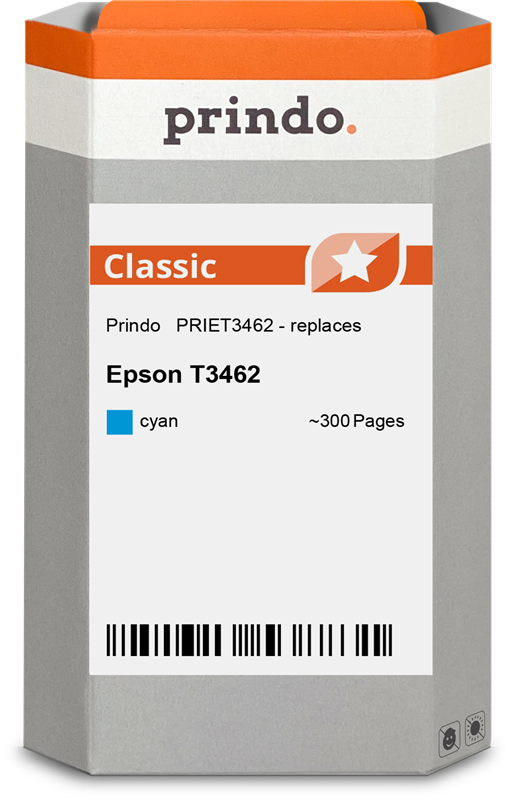 Epson C13T34624010 Cartouche Cyan compatible · Prindo Classic
