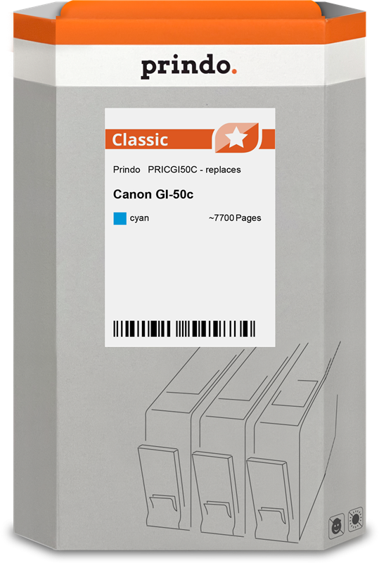 Canon GI-50c Cartouche Cyan compatible équivalent à 3403C001 · Prindo Classic