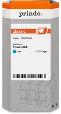 Epson 664 Cartouche Cyan compatible équivalent à C13T664240 · Prindo Classic