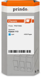 Epson 113 Cartouche Cyan compatible équivalent à C13T06B240 · Prindo Classic