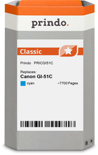 Canon GI-51C Cartouche Cyan compatible équivalent à 4546C001 · Prindo Classic