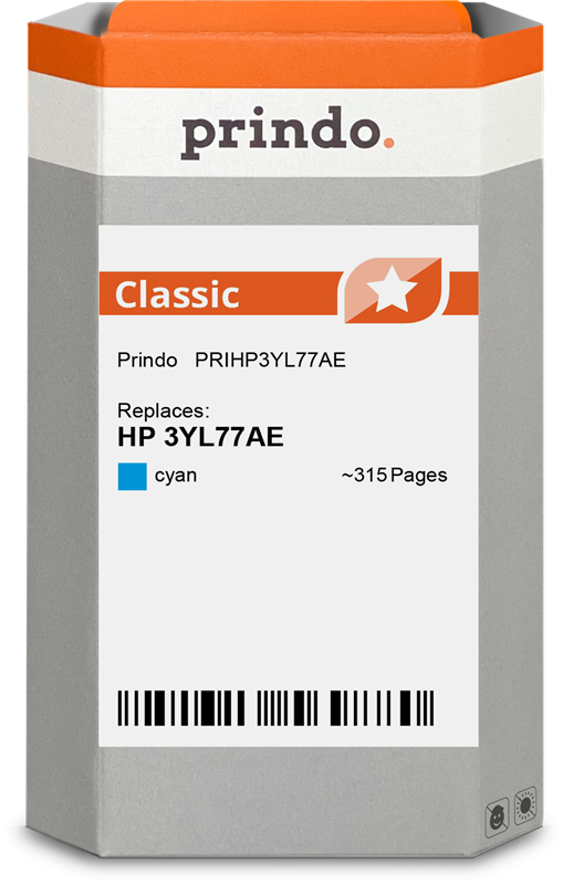 HP 912 Cartouche Cyan compatible équivalent à 3YL77AE · Prindo Classic