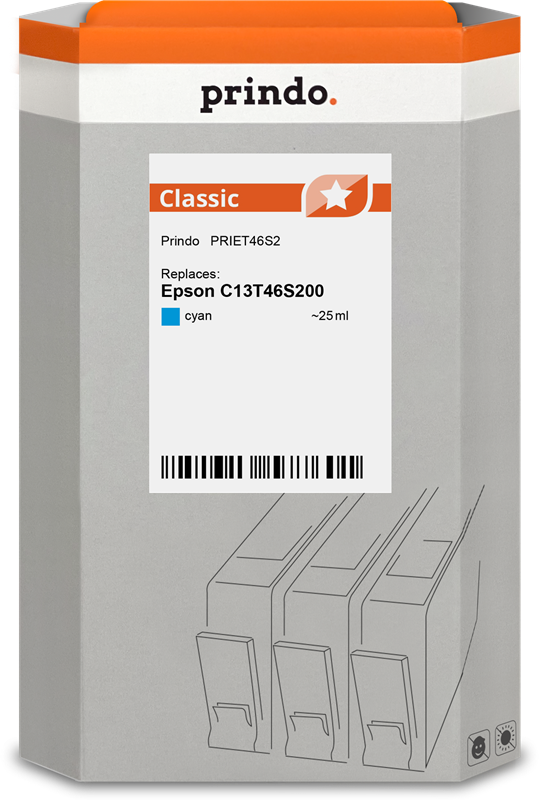 Epson T46S2 Cartouche Cyan compatible équivalent à C13T46S200 · Prindo Classic