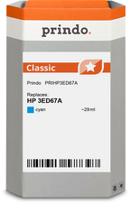 HP 712 Cartouche Cyan compatible équivalent à 3ED67A · Prindo Classic