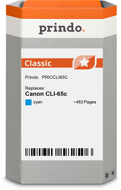 Canon CLI-65c Cartouche Cyan compatible équivalent à 4216C001 · Prindo Classic