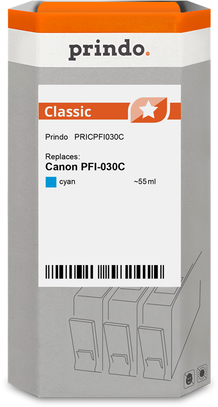 Canon PFI-030C Cartouche Cyan compatible équivalent à 3490C001 · Prindo Classic